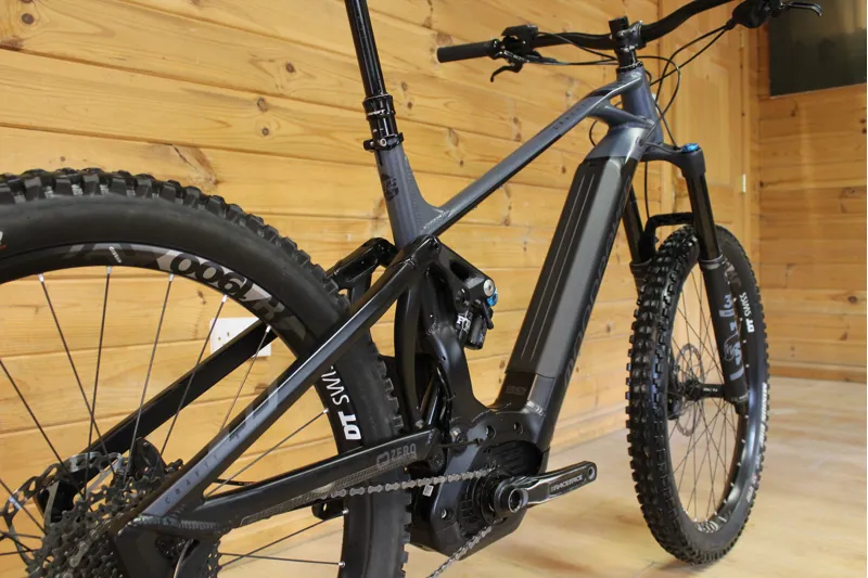 Current Demo Bike // Mondraker Crafty R+ - Black / Orange - Large-8