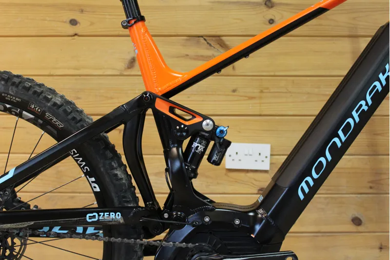 Current Demo Bike // Mondraker Crafty RR+ - Black / Orange - Small-1