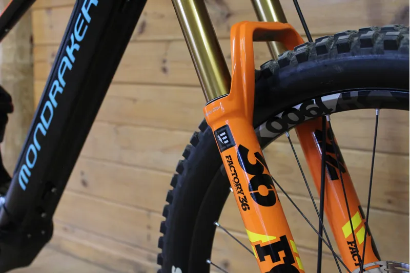 Current Demo Bike // Mondraker Crafty RR+ - Black / Orange - Small-4