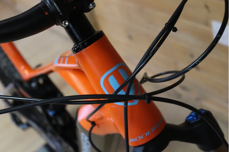 Current Demo Bike // Mondraker Crafty RR+ - Black / Orange - Small-8