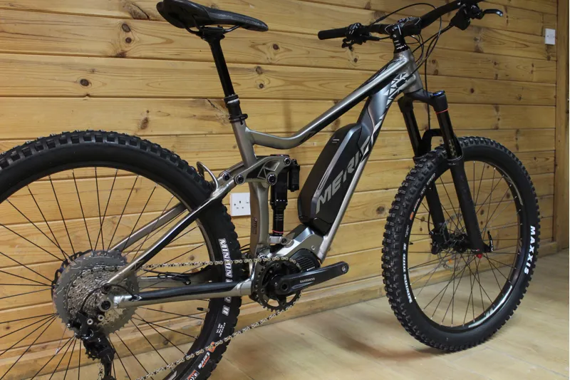 Current Demo Bike // Merida e-160 - 800 - Silk Titan - Medium-3