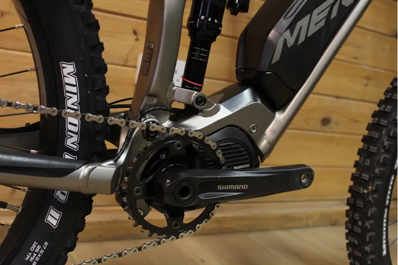 Current Demo Bike // Merida e-160 - 800 - Silk Titan - Medium-7