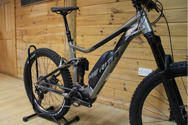 Current Demo Bike // Merida e-160 - 800 - Silk Titan - Large-4