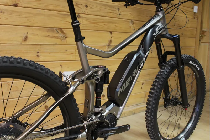 Current Demo Bike // Merida e-160 - 800 - Silk Titan - Large-5