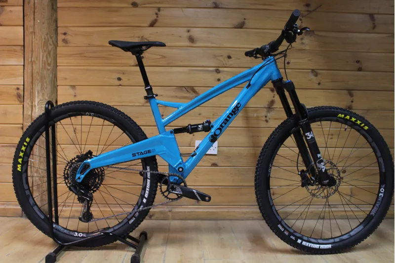 Current Demo Bike // Orange Stage 5 - Pro Model - Blue - Large-10