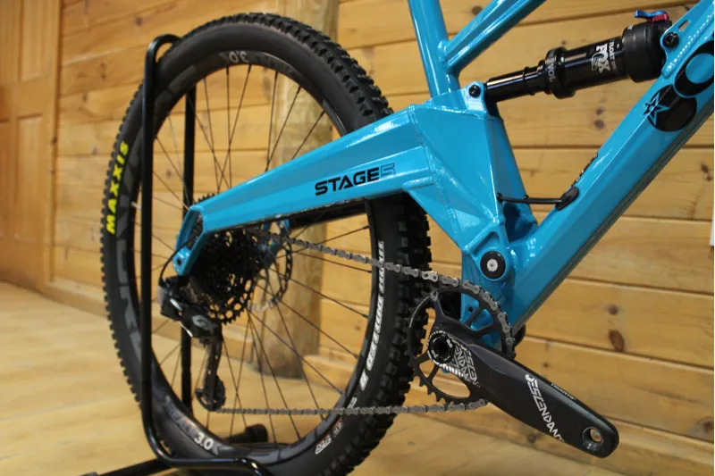 Current Demo Bike // Orange Stage 5 - Pro Model - Blue - Large-1