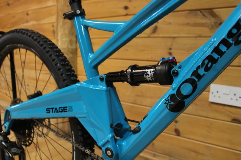 Current Demo Bike // Orange Stage 5 - Pro Model - Blue - Large-2