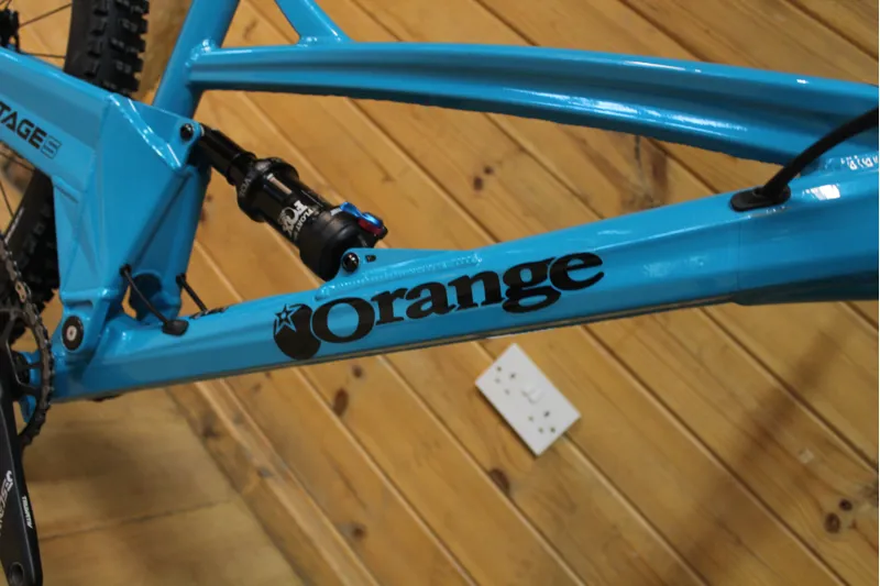 Current Demo Bike // Orange Stage 5 - Pro Model - Blue - Large-3