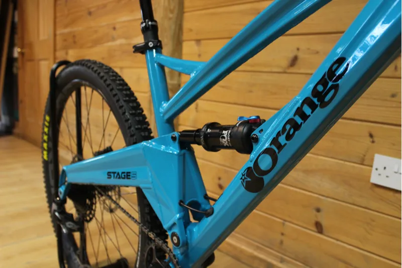 Current Demo Bike // Orange Stage 5 - Pro Model - Blue - Large-6