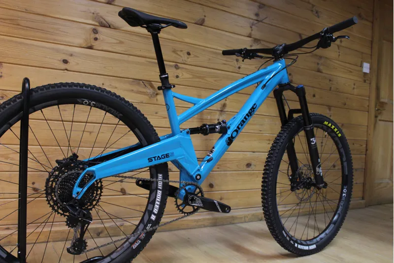 Current Demo Bike // Orange Stage 5 - Pro Model - Blue - Large-7