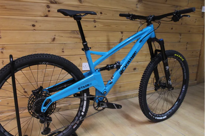 Current Demo Bike // Orange Stage 5 - Pro Model - Blue - Large-8