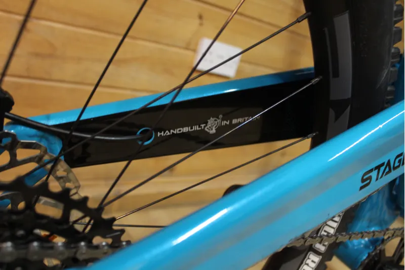 Current Demo Bike // Orange Stage 5 - Pro Model - Blue - Large-9