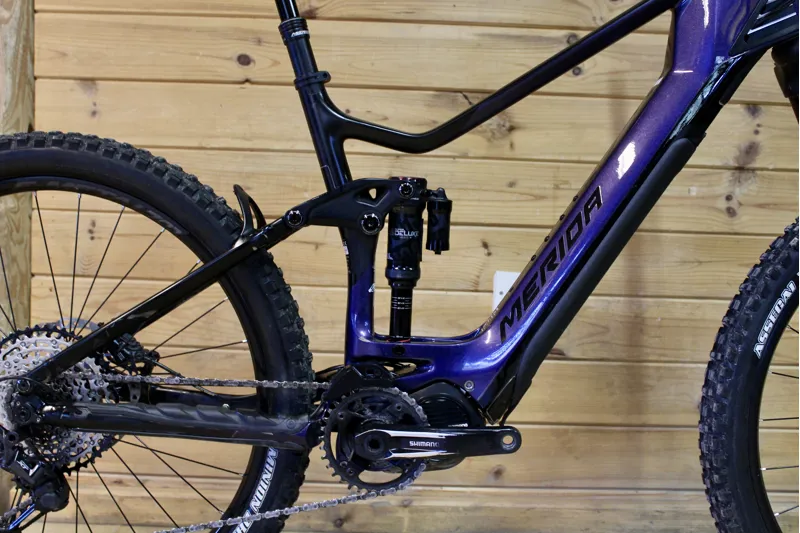 Current Demo Bike // Merida e-160 - 8000 - Purple - Large-3