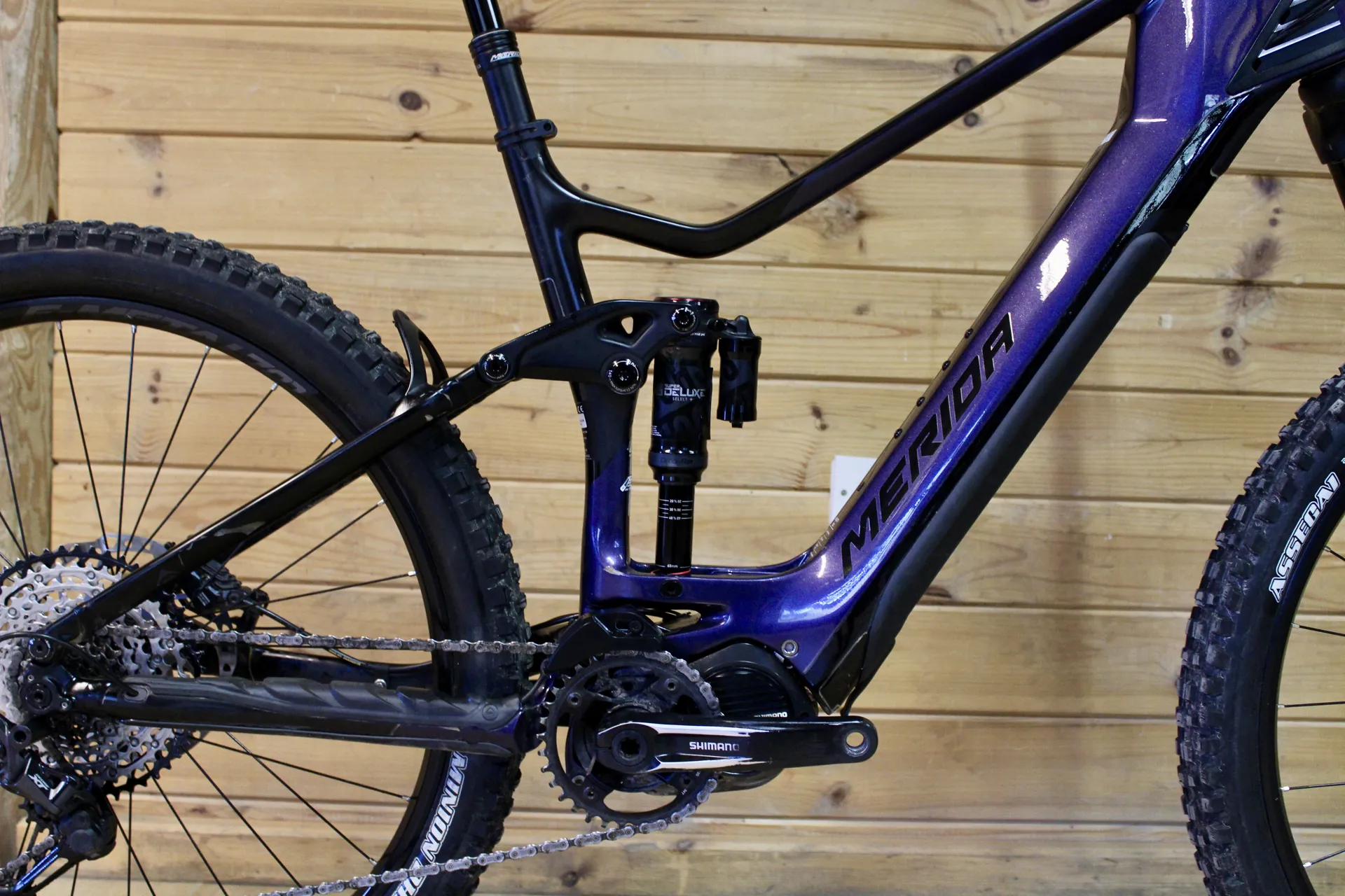 Current Demo Bike Merida e 160 8000 Purple Large