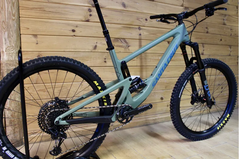 Current Demo Bike // Santa Cruz Bronson - C - S Model - Olive - Large-2