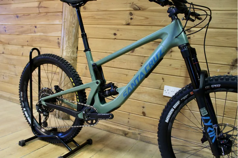 Current Demo Bike // Santa Cruz Bronson - C - S Model - Olive - Large-3