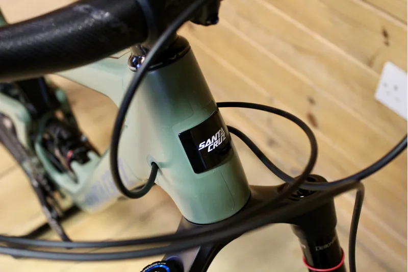 Current Demo Bike // Santa Cruz Bronson - C - S Model - Olive - Large-6