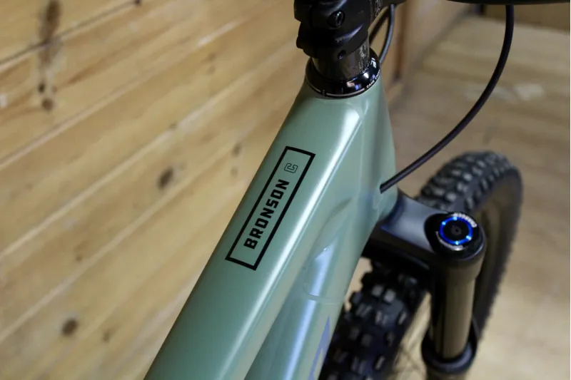 Current Demo Bike // Santa Cruz Bronson - C - S Model - Olive - Large-7