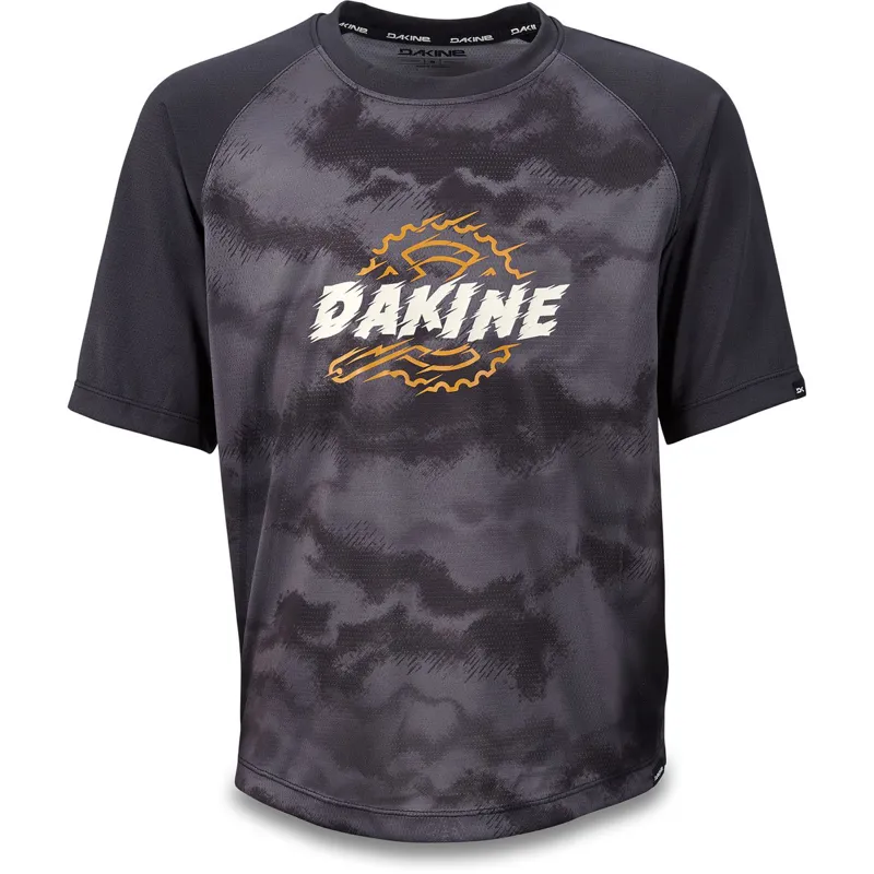 Dakine Kids Prodigy Short Sleeve Jersey - Black / Dark Ashcroft