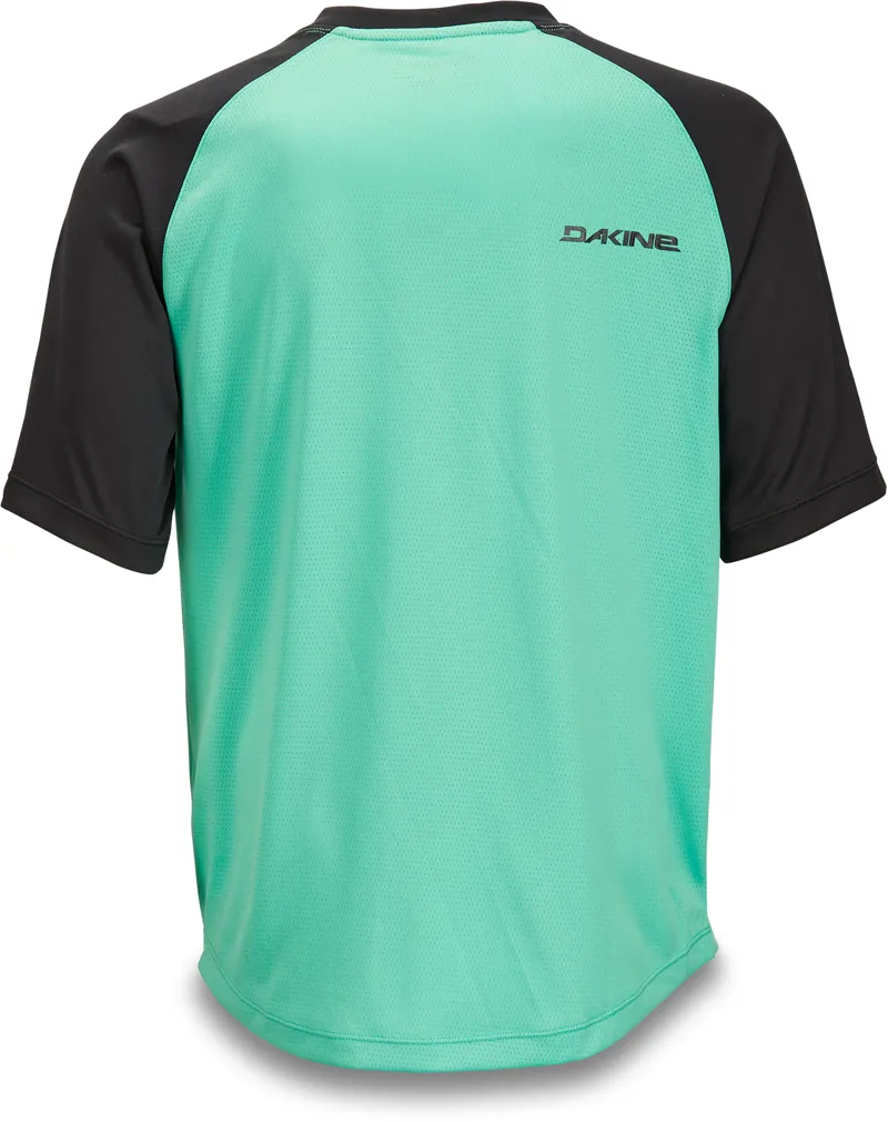 Dakine Kids Prodigy Short Sleeve Jersey - Electric Mint-1