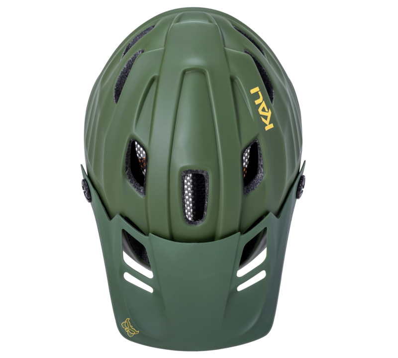 Kali Maya 2.0 Enduro Helmet - Matt khaki / Yellow-2