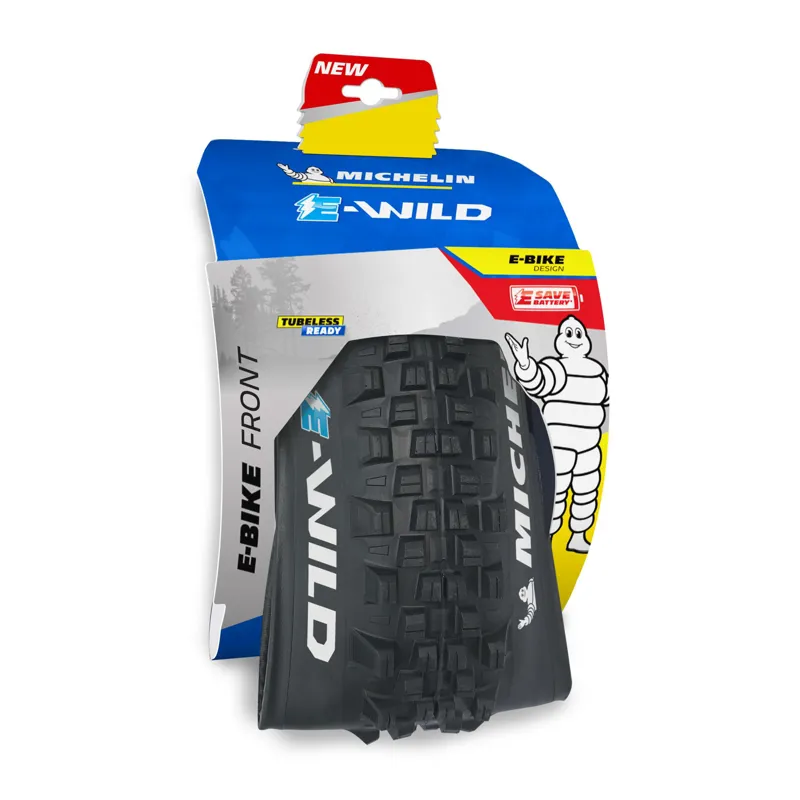 Michelin E-Wild Tyre GUM-X - Front - 27.5 x 2.60 - Black-1
