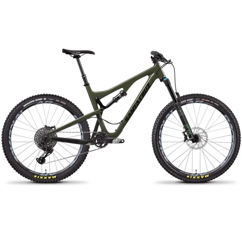 Santa Cruz Bronson C - 2018 - S Model - Gloss Olive / Black