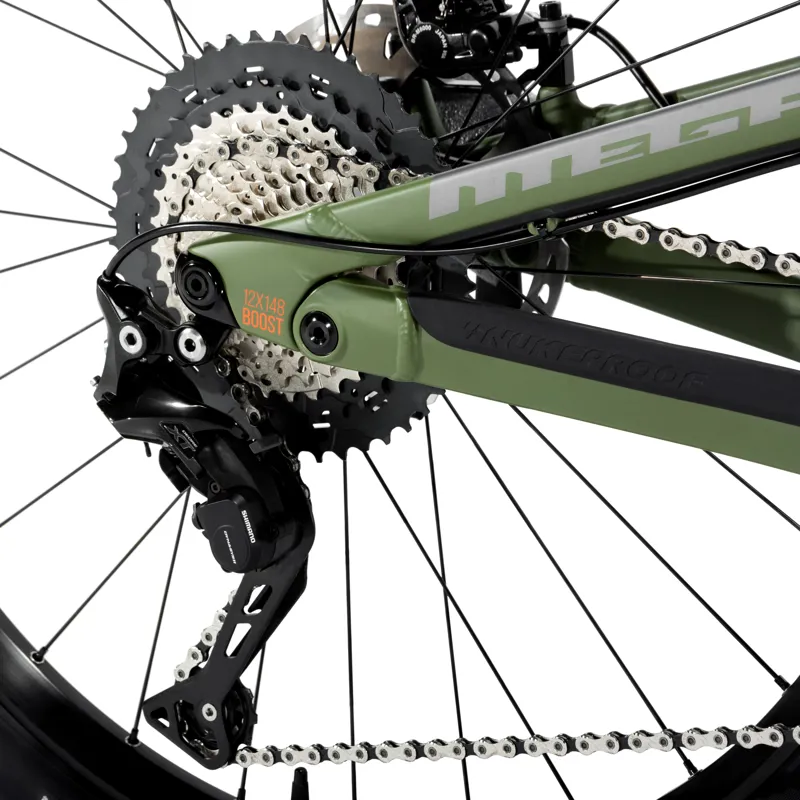 Nukeproof Mega 2019 - 275 - Carbon - Factory Model - Green / Orange-8