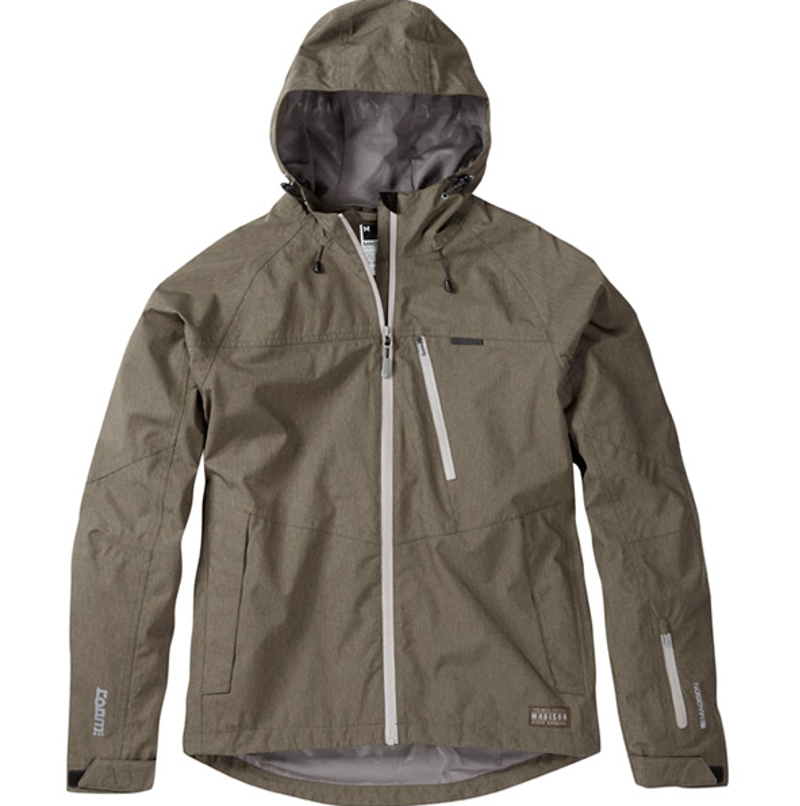 Madison - Roam Mens Waterproof Jacket - Olive Green