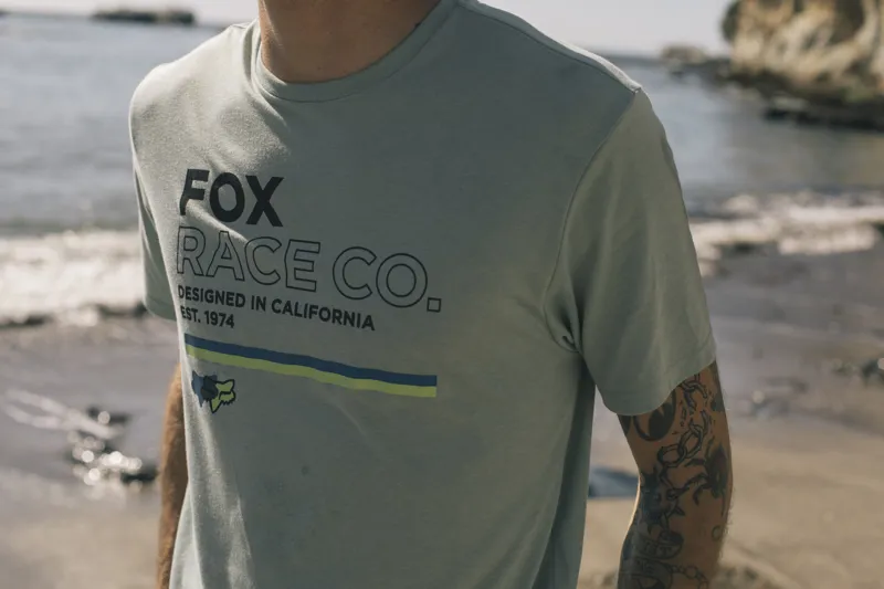 Fox Analog Short Sleeve Tech Tee - Heather Black-2