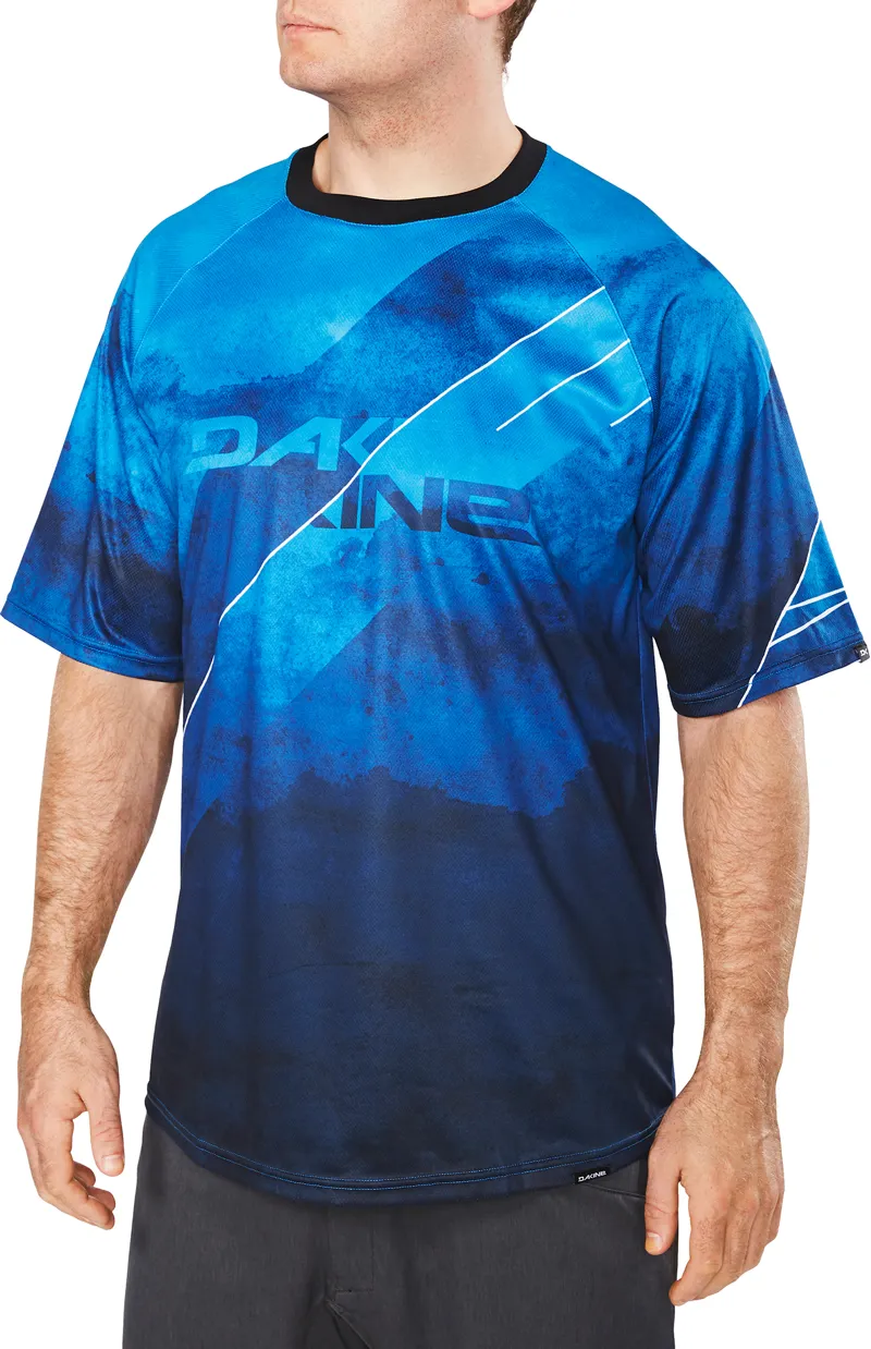 Dakine Thrillium Short Sleeve Jersey - Midnight / Blue-2