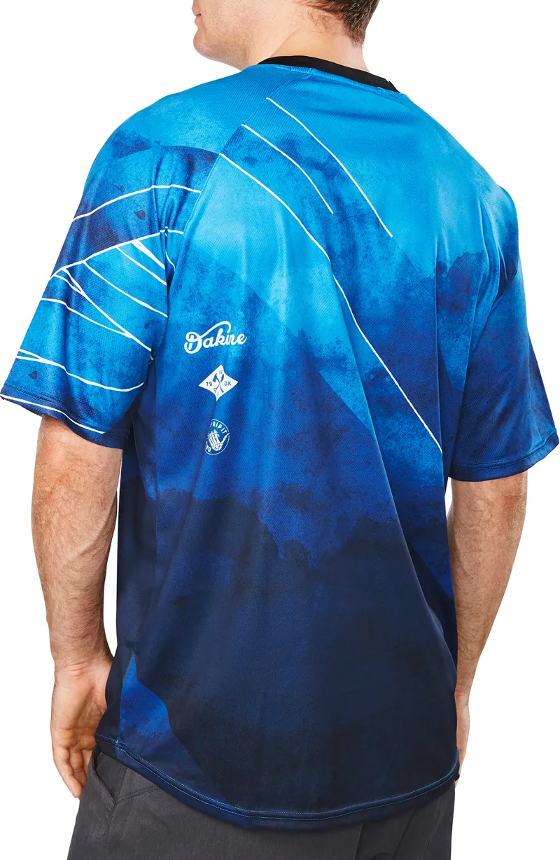 Dakine Thrillium Short Sleeve Jersey - Midnight / Blue-3