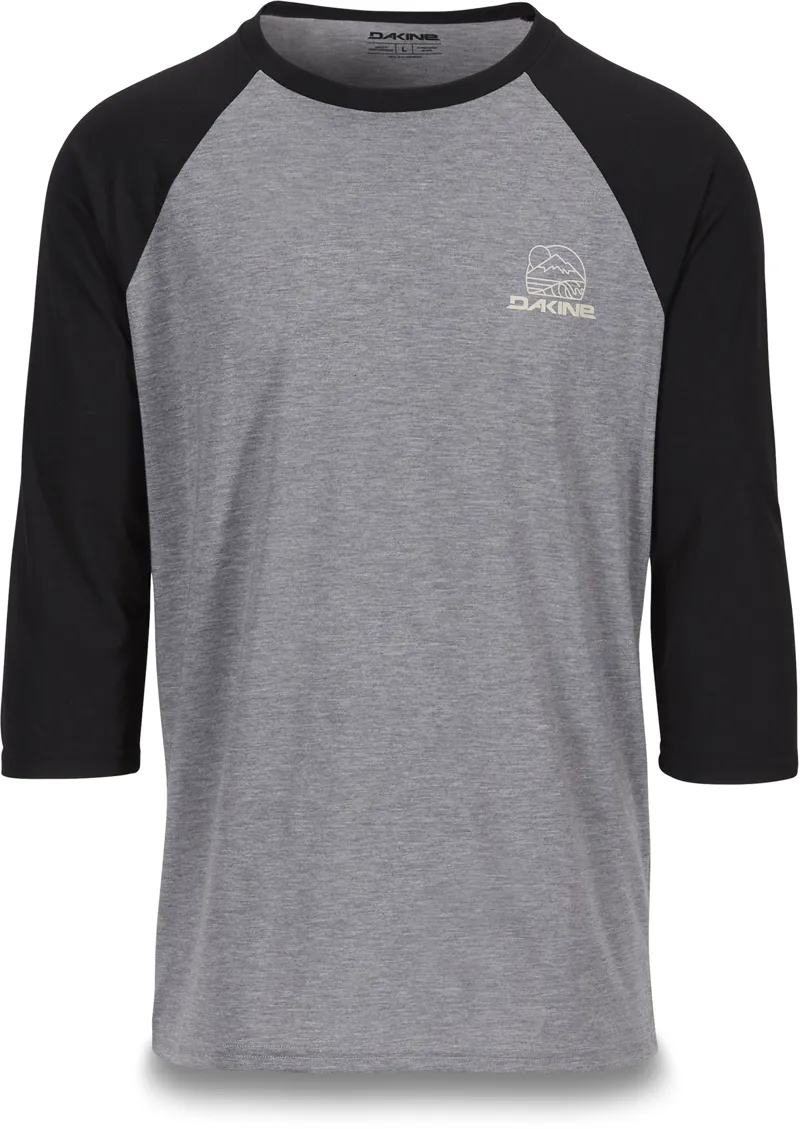 Dakine Well Rounded 3/4 Length Raglan Tee - Black