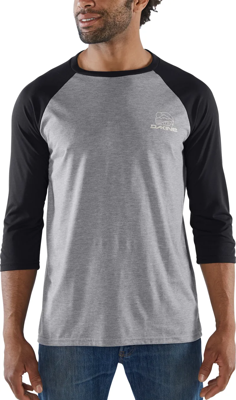 Dakine Well Rounded 3/4 Length Raglan Tee - Black-3