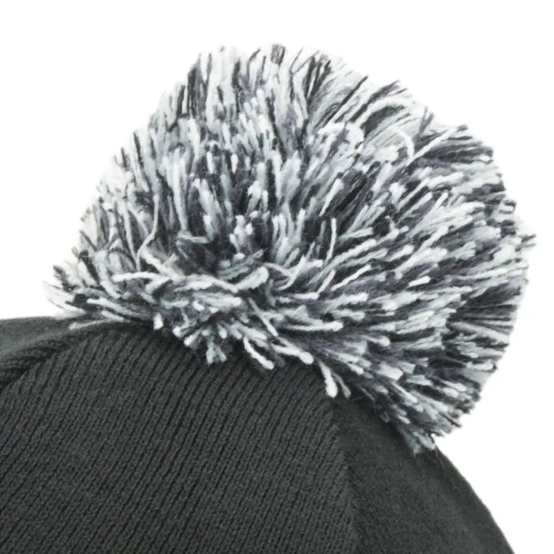 Sealskinz Water Repellent Cold Weather Bobble Hat - Black / Grey / Whi-2