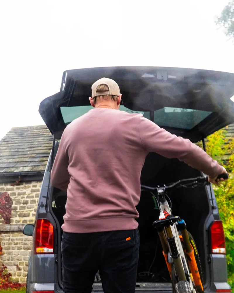 Peaty's PubWear Crew Neck Jumper in Kaffa Coffee-3