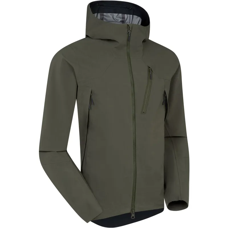Madison Clothing DTE 3-Layer Fully Waterproof Jacket in Midnight Green