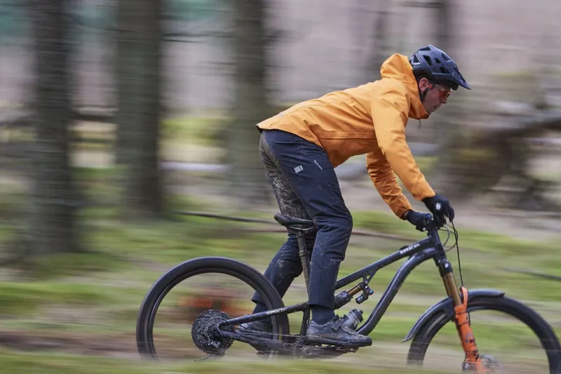 Madison Clothing DTE 3 Layer Fully Waterproof Trousers in Green-3