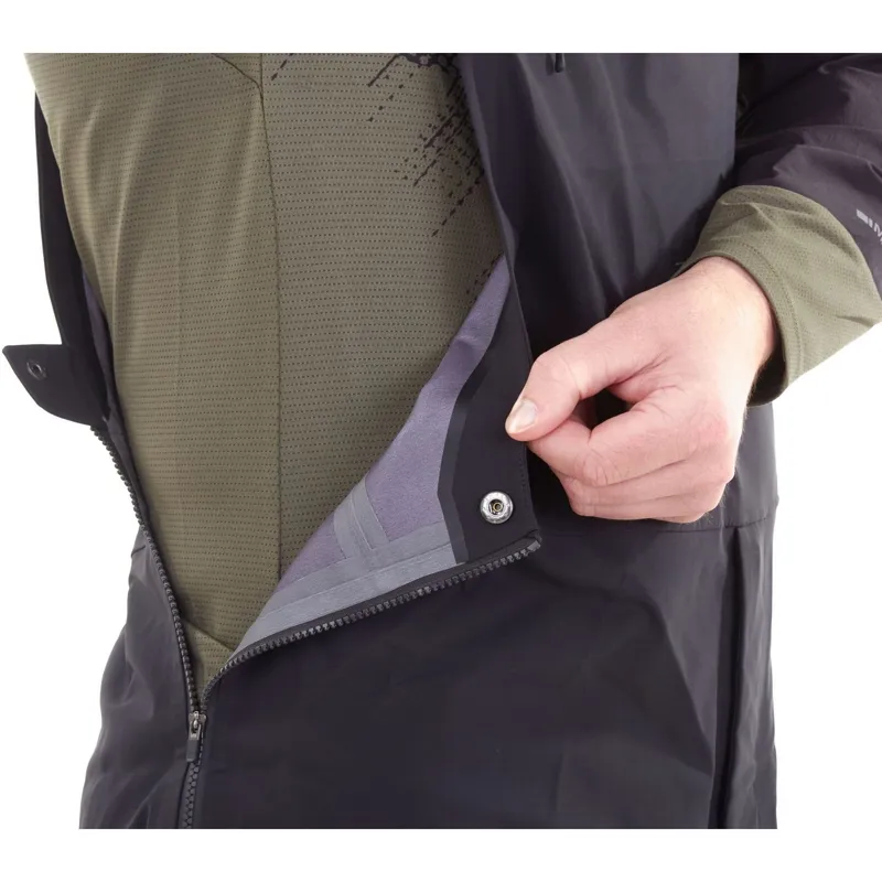 Madison Clothing DTE 3-Layer Fully Waterproof Bib Trousers in Green-2