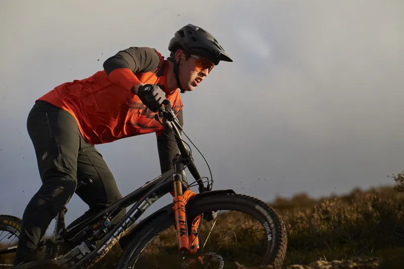 Madison Clothing Flux Mens Trail DWR Trouser in Black-3