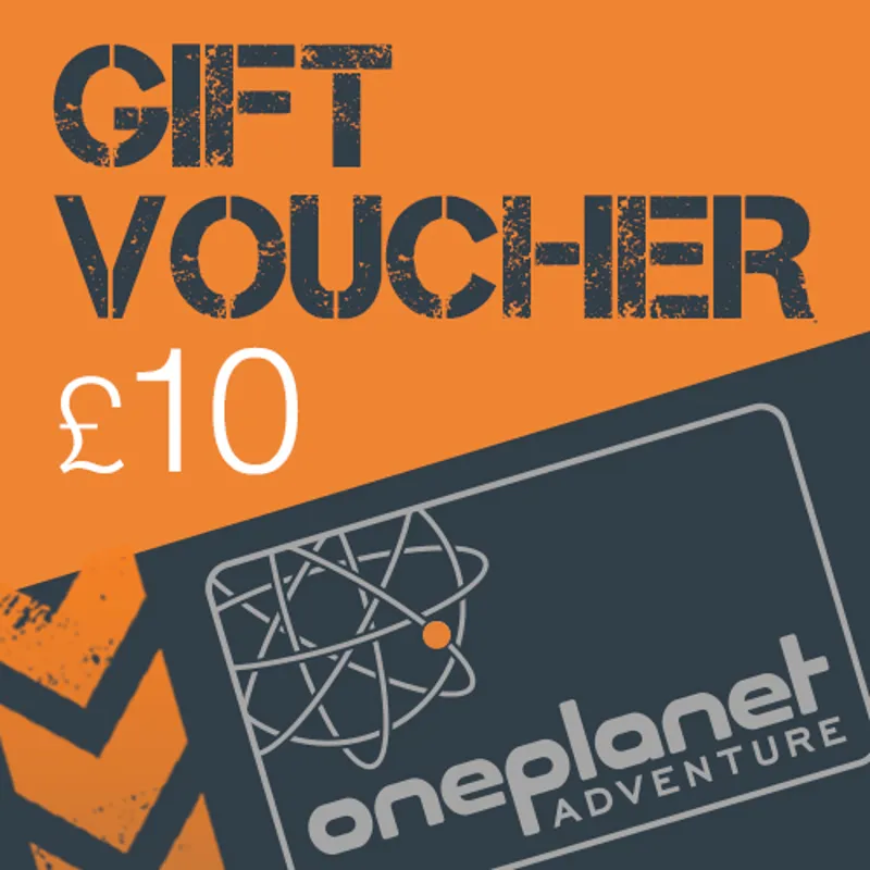 Oneplanet Adventure Gift Voucher - 10.00 - Instore and Online