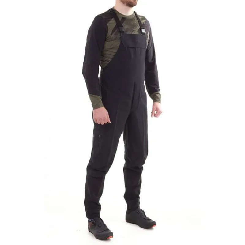 Madison Clothing DTE 3-Layer Fully Waterproof Bib Trousers in Black