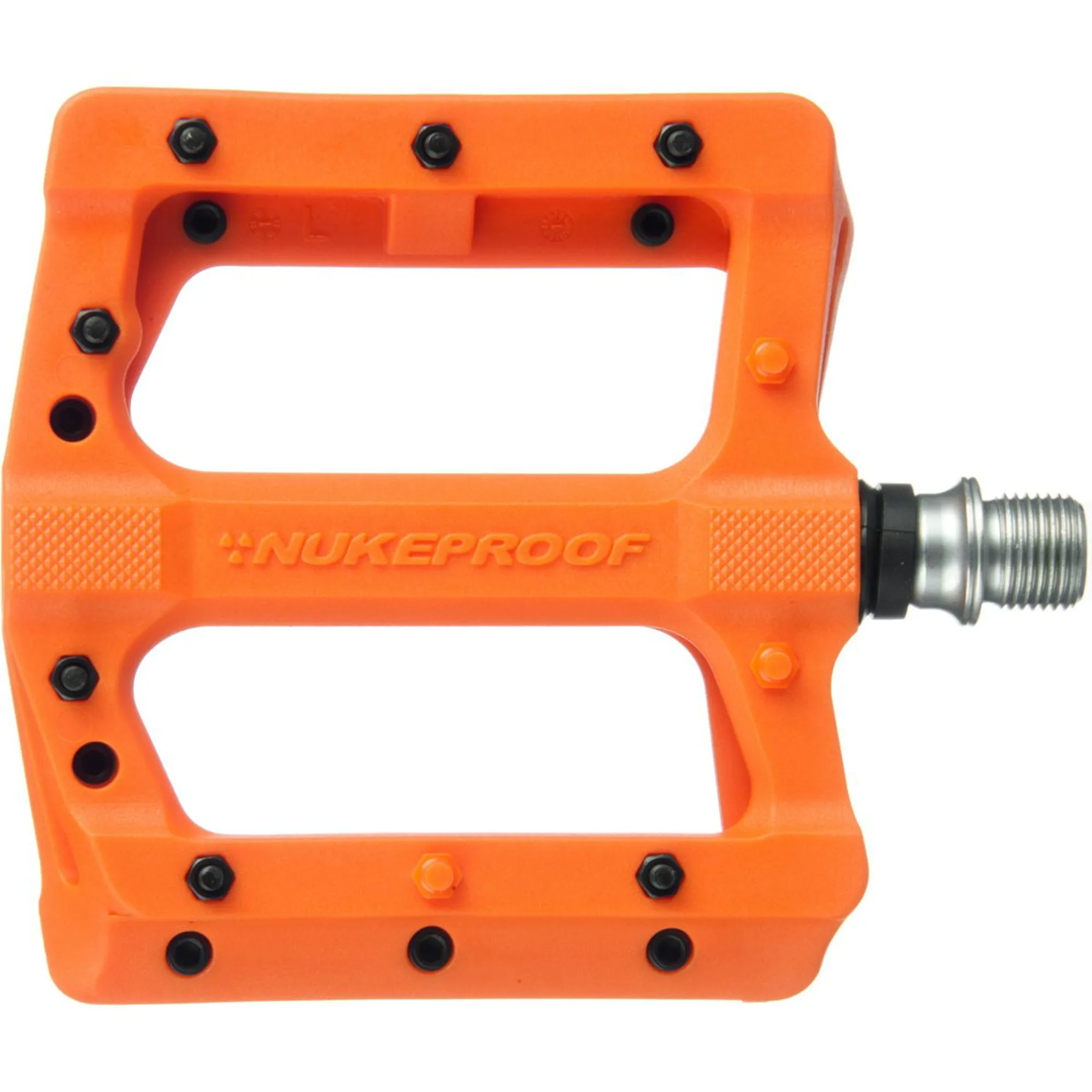 Nukeproof Neutron EVO Flat MTB Pedals Orange