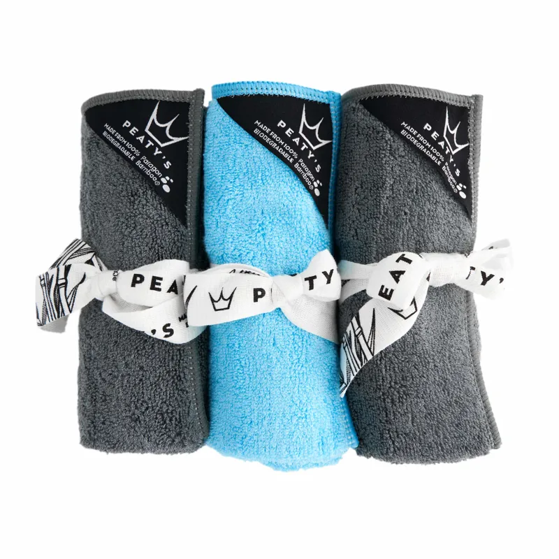 Peatys - Bamboo Bicycle Cleaning Cloths - Eco Friendly - Pack of 3