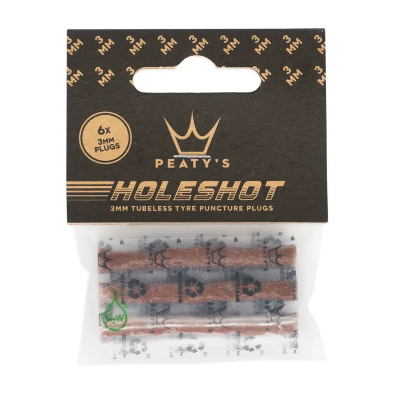 Peatys Holeshot Tubeless Puncture Plugger Refill Pack - 6 x 3mm