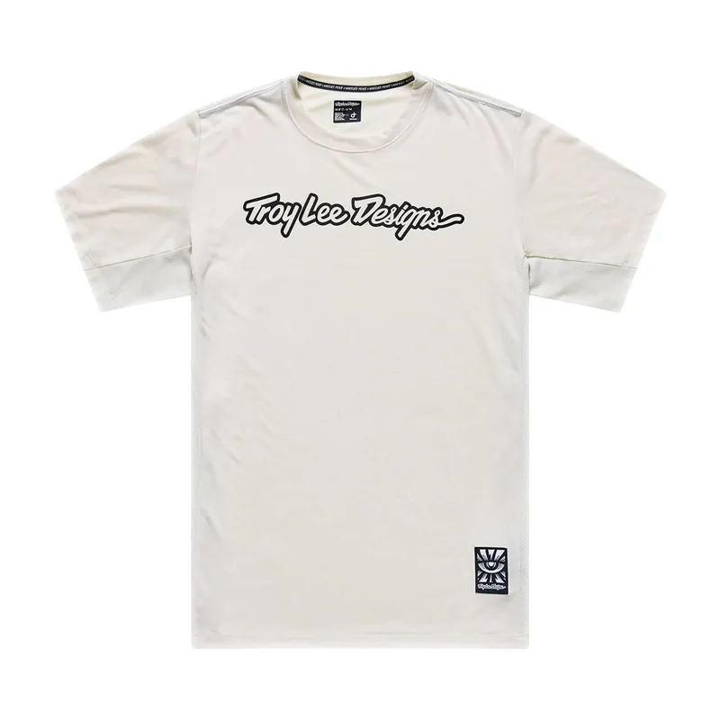 TroyLee Skyline Ride Short Sleeve Riding Tee in Signature Pumice