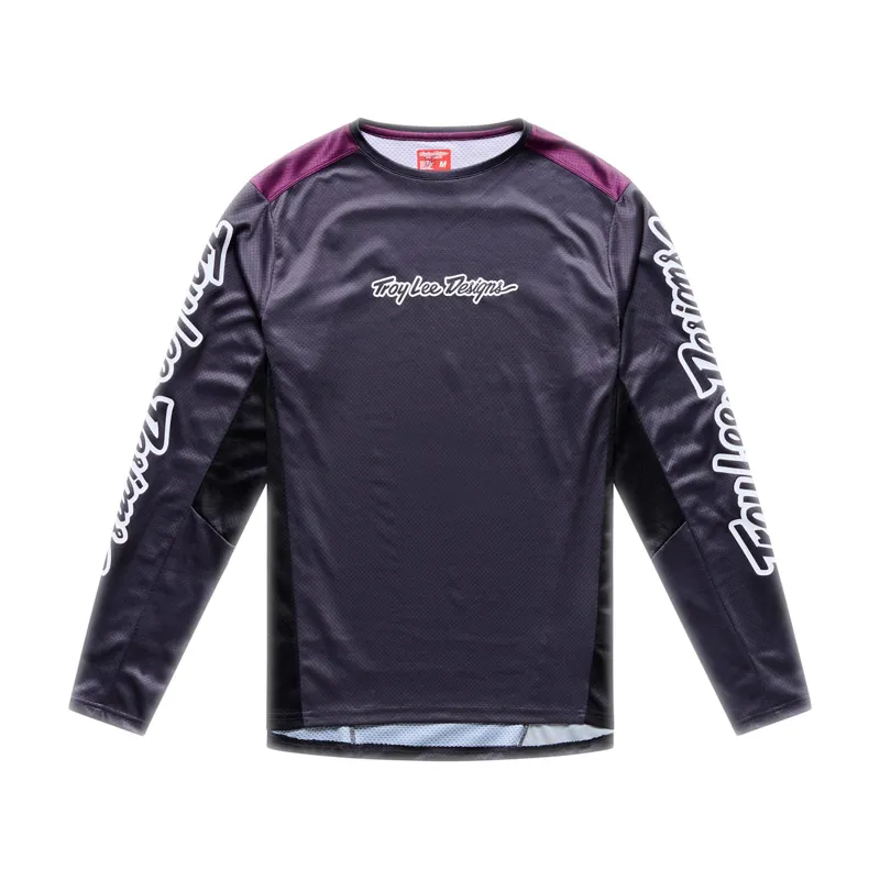Troy Lee Designs Stage Long Sleeve Mountain Bike Jersey in Carbon-2