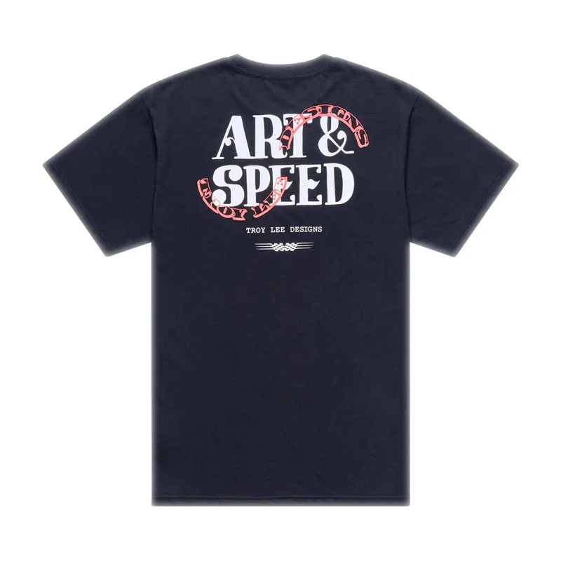 TroyLee Pink Slips Short Sleeve Tech Tee in Black