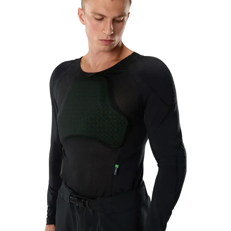 Fox Baseframe Pro Long Sleeve Base Layer CE Protection in Black-4