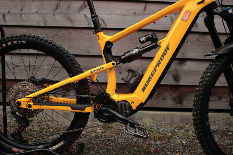 Current Demo Bike Nukeproof Megawatt Elite 297 E-Bike - Med in Yellow-3